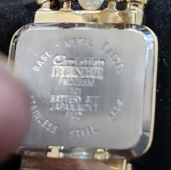 Vintage Christian Benet Watch Women\'s iced out